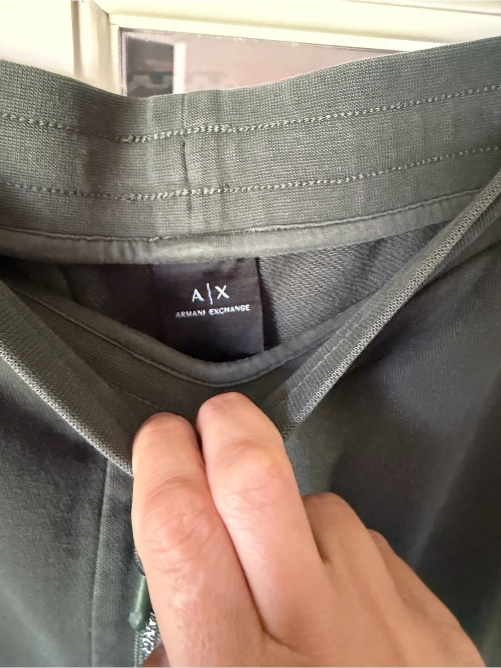 A|X Armani Exchange Olive Green Zip Pocket Jogger Pants Men’s S/M